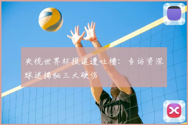 央视世界杯报道遭吐槽:专访资深球迷揭秘三大硬伤